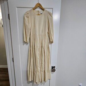 Ivory midi dress